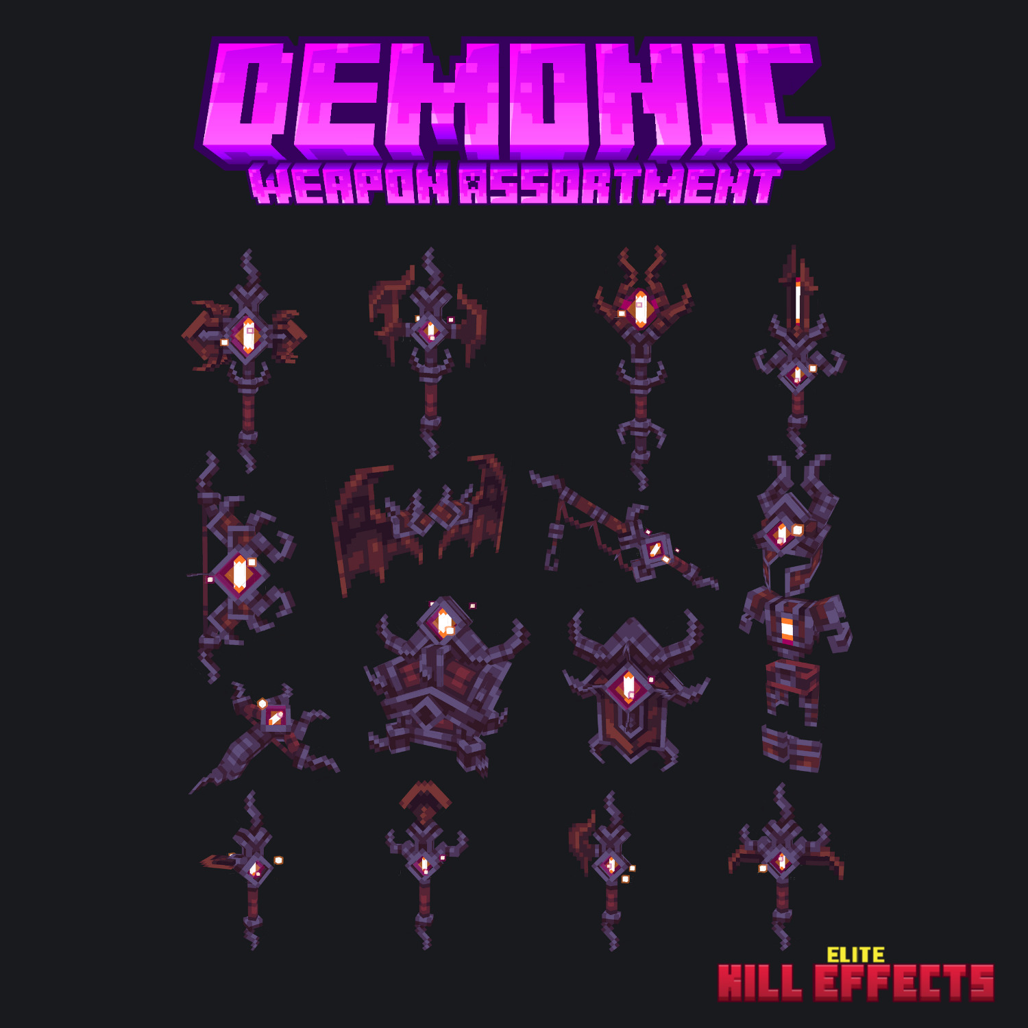 Demonic Weapon Assortment Kill-Effect